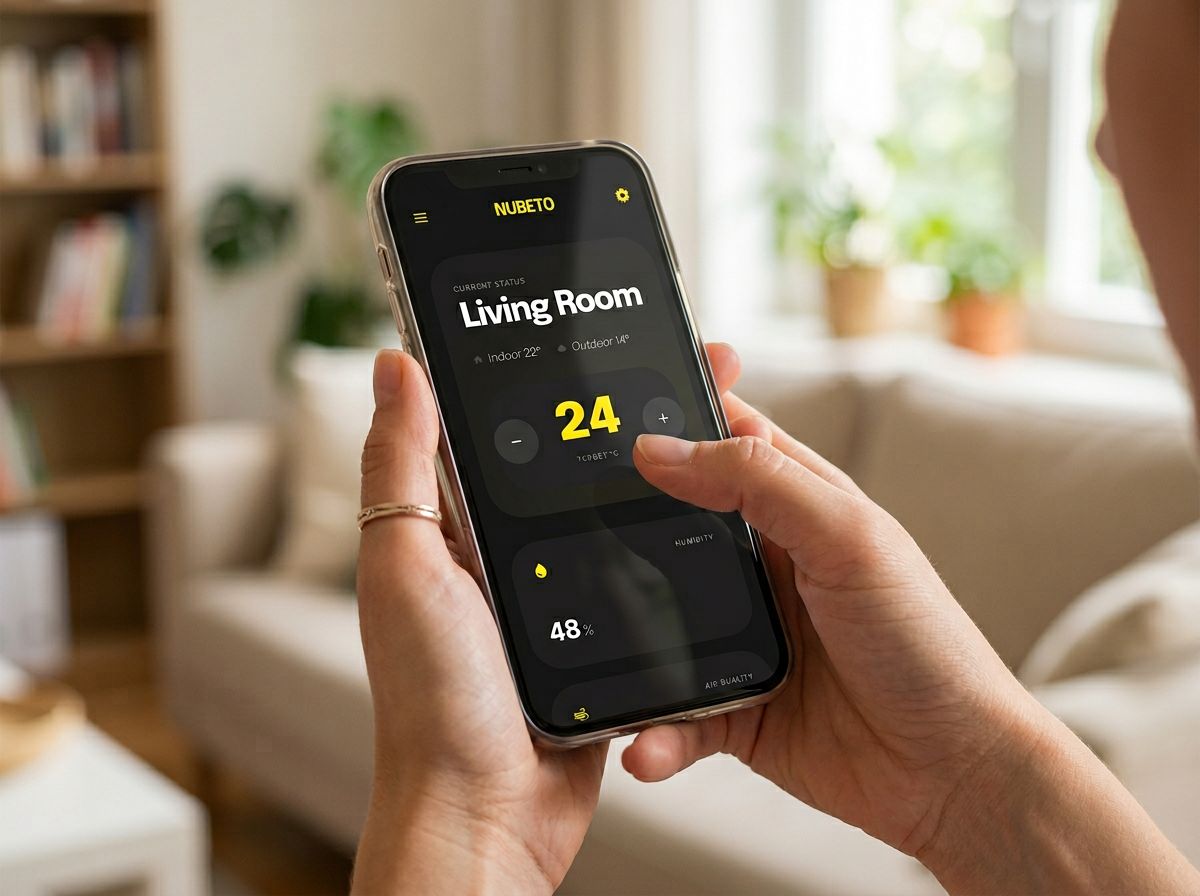 Luxury living room with natural light
